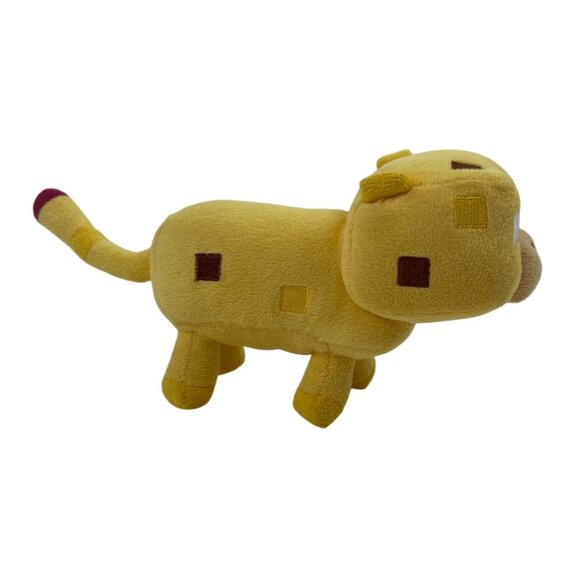 Mojang Minecraft Ocelot Yellow Cat 9" Plush Stuffed Animal Toy 2014 - Picture 3 of 10